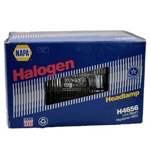 Napa Halogen Headlamp H4656 Low Beam NEW Replaces 4652